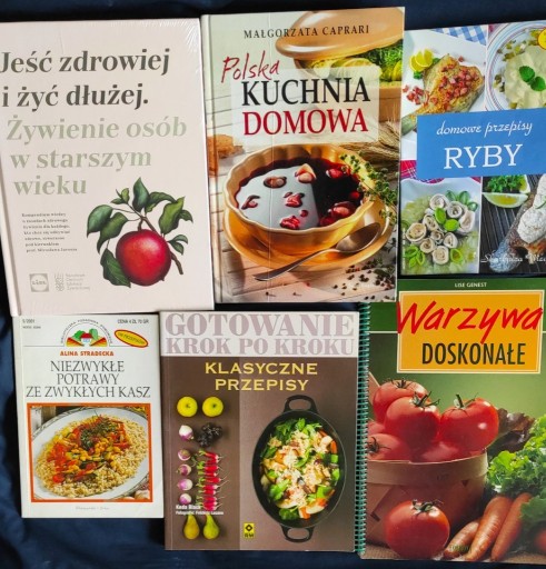 Zdjęcie oferty: Wiek, kuchnia, ryby, kasze, przypisy, warzywa 6t