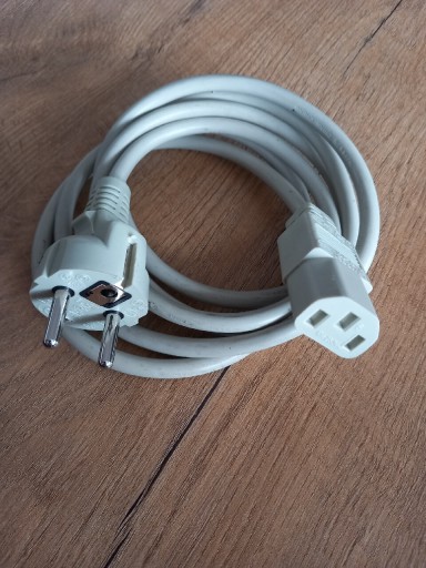 Zdjęcie oferty: Kabel zasilający szary; 2m