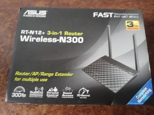 Zdjęcie oferty: Router Wi-Fi Asus Wirless-N300 3in1