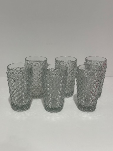 Zdjęcie oferty: Komplet 6 szklanek ze szkła kryształowego vintage