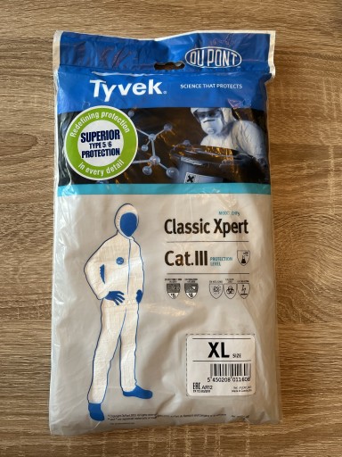 Zdjęcie oferty: Kombinezon lakieniczy Tyvek Classic Xpert cat III 