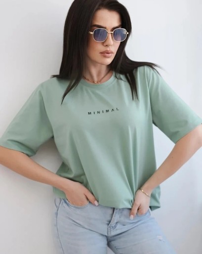 Zdjęcie oferty: Miętowa bluzka basic MINIMAL