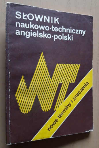 Zdjęcie oferty: Słownik naukowo-techniczny angielsko-polski 