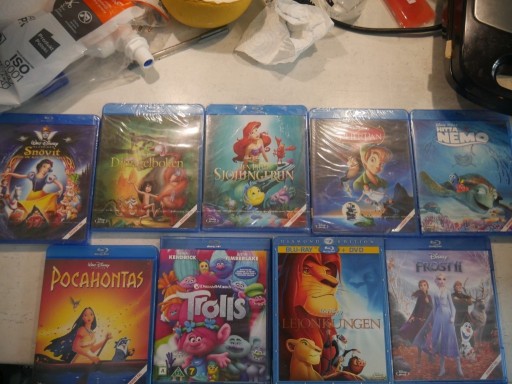 Zdjęcie oferty: bajki bluray DIsney Kraina lodu 2 Nemo Król lew 