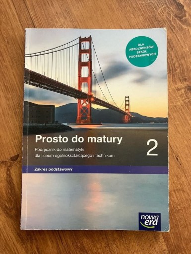 Zdjęcie oferty: Prosto do matury 2 podręcznik do matematyki