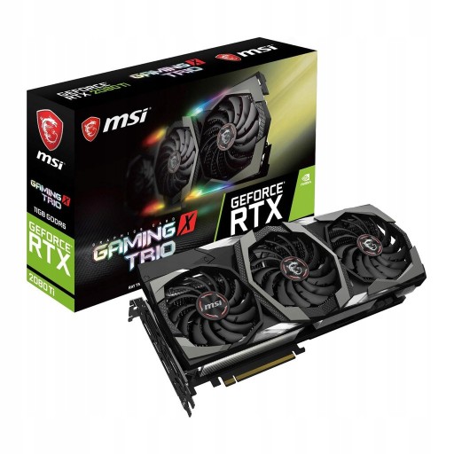 Zdjęcie oferty: MSI GeForce RTX 2080 Ti GAMING X TRIO 11GB