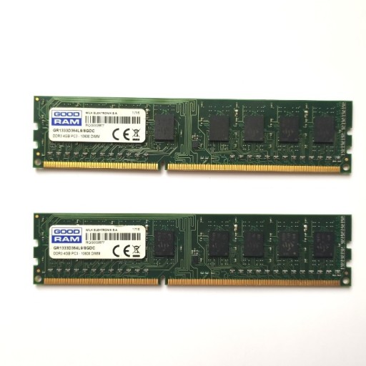 Zdjęcie oferty: Pamięć GOODRAM 8GB (2x4GB) 