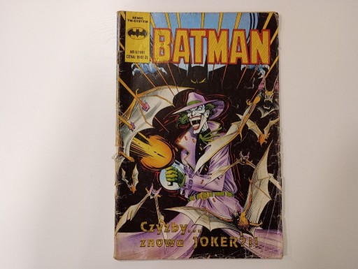 Zdjęcie oferty: Batman 6/1991 Czyżby znowu Joker? Komiks Tm-Semic