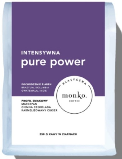 Zdjęcie oferty: Kawa ziarnista Monko Coffee Pure Power 1000 g