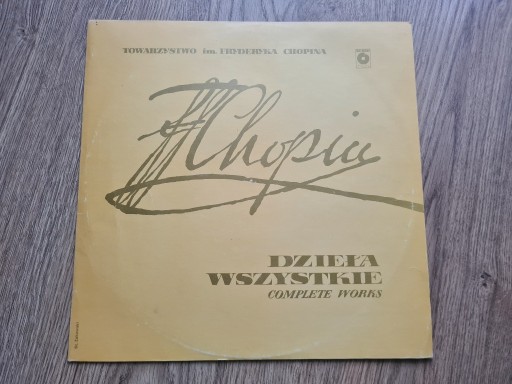 Zdjęcie oferty: Winyl Chopin Dzieła wszystkie Etiudy PN 1980