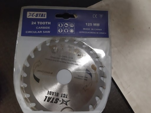 Zdjęcie oferty: TARCZA DO CIĘCIA DREWNA SZLIFIERKA 125mm 24 ZĘBY