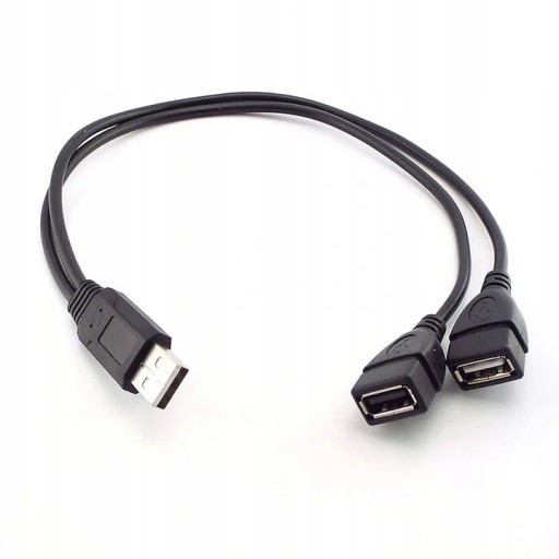 Zdjęcie oferty: Przewód zasilający USB 2.0 Żeński rozdzielacz