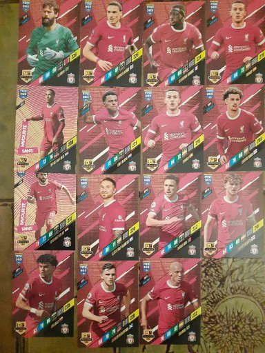 Zdjęcie oferty: Karty piłkarskie Fifa 365 2024 Liverpool