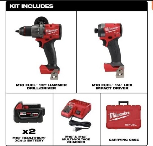 Zdjęcie oferty: 4 generacja Milwaukee M18 FUEL combo set 