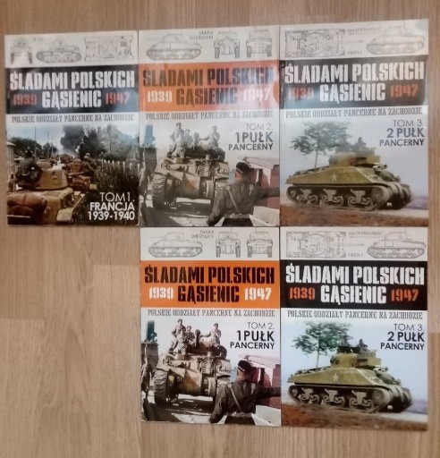 Zdjęcie oferty: Śladami Polskich Gąsienic tom 1,2,3