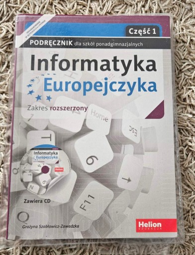 Zdjęcie oferty: Informatyka Europejczyka Podręcznik z płytą CD Cz.