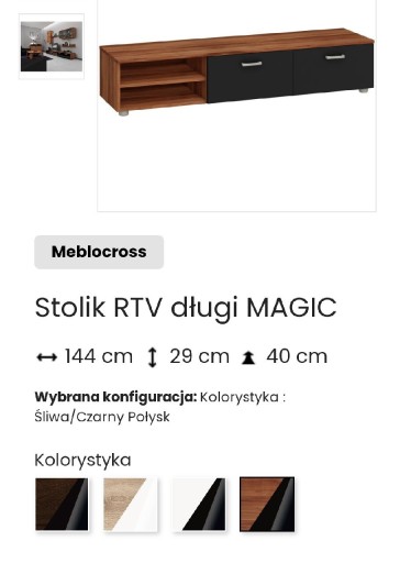 Zdjęcie oferty: Nowy stolik RTV długi TV Nowy