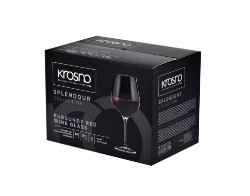 Zdjęcie oferty: Kieliszki do wina Krosno Glass Splendour 860 ml