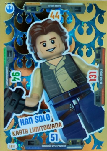 Zdjęcie oferty: LEGO Star Wars karta LE11 Han Solo