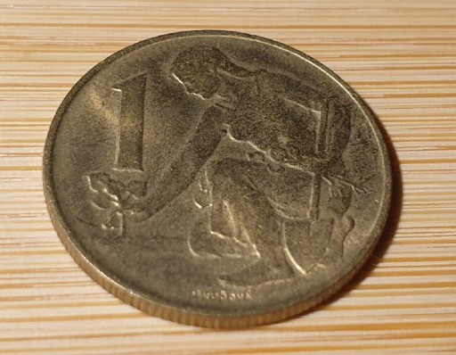 Zdjęcie oferty: Czechosłowacja 1 korona z 1991 roku