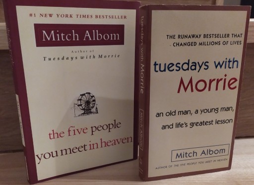 Zdjęcie oferty: Mitch Albom - zestaw 2 książek stan bdb