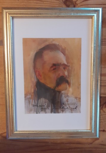 Zdjęcie oferty: Reprodukcja portretu marszałka Józefa Piłsudskiego