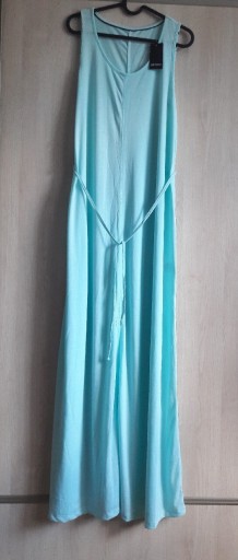 Zdjęcie oferty: Długa niebieska sukienka 40/42 nowa