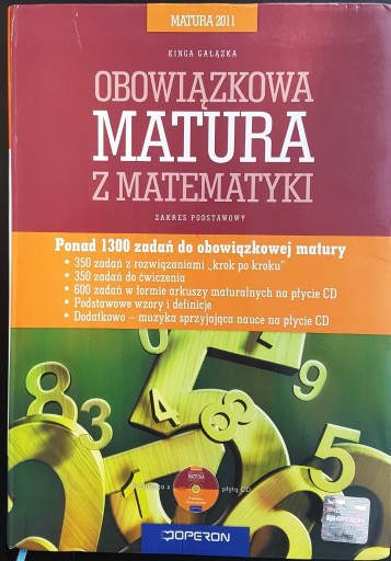 Zdjęcie oferty: Obowiązkowa matura z matematyki 2011 podstawa