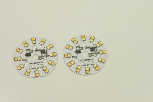 Zdjęcie oferty: PCB LED 2835 2x7Wat biały ciepły-zimny 50mm 230V