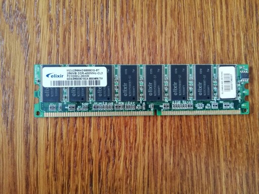 Zdjęcie oferty: Pamięć RAM Elixir 256MB DDR PC400 CL3