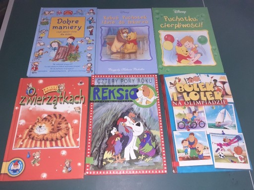 Zdjęcie oferty: Zestaw książek dla dzieci Puchatek, Reksio, Bolek