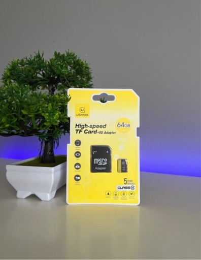Zdjęcie oferty: Karta pamięci 64GB USAMS 10C z adapterem