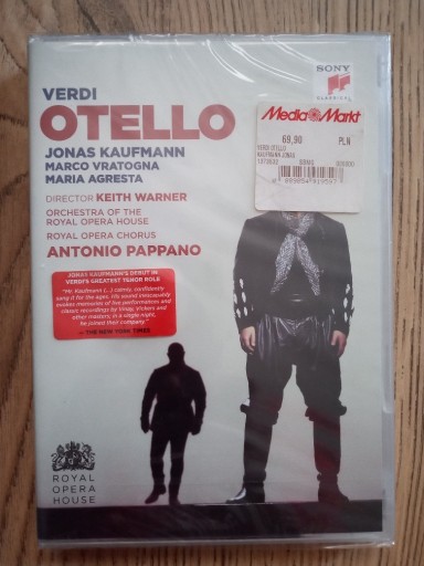 Zdjęcie oferty: Jonas Kaufmann: Verdi: Otello 2DVD  Nowa Folia