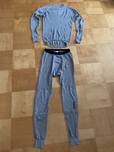 Zdjęcie oferty: Aclima komplet bielizny termoaktywnej męska szara nowa S