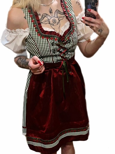 Zdjęcie oferty: Strój bawarski sukienka r.S/M Oktoberfest karnawał