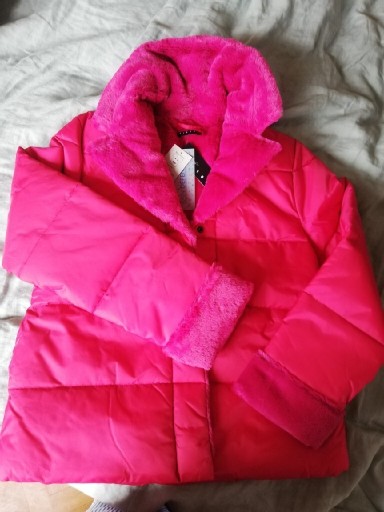 Zdjęcie oferty: KURTKA SISLEY ROCK WINTER RÓŻOWA/CZERWONA 160/2XL