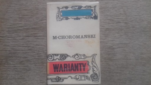 Zdjęcie oferty: Michał Choromański WARIANTY