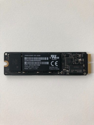 Zdjęcie oferty: Dysk PCI-E Apple MacBook Pro Retina / Air 256GB