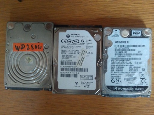 Zdjęcie oferty: 4 dyski laptopowe 2.5" SATA HDD