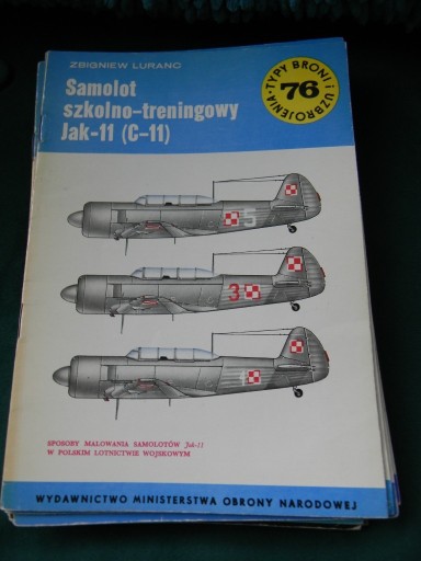 Zdjęcie oferty: TBiU nr 76 Samolot Jak-11