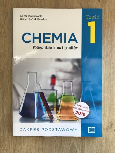 Zdjęcie oferty: Chemia 1 Podręcznik Podstawowy 2019 Pazdro LO