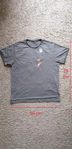 Zdjęcie oferty: T-shirt slim fit XL szary NOWY z metką