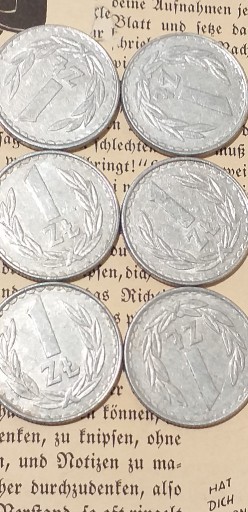 Zdjęcie oferty: 1 zł 1984 6 monet PRL 