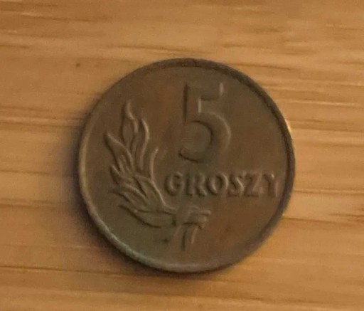 Zdjęcie oferty: 5 groszy 1949, brąz