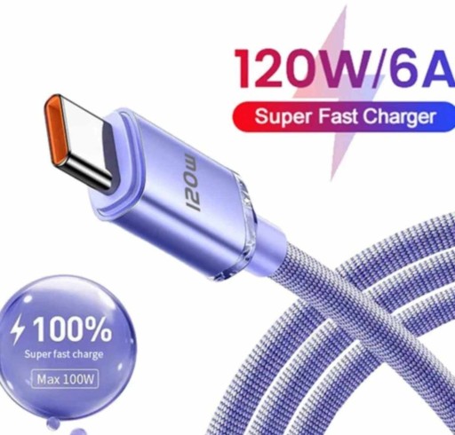 Zdjęcie oferty: Kabel USB - USB typ C, turboładowanie, 2m