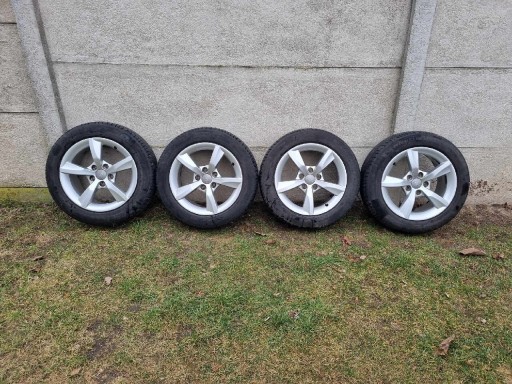 Zdjęcie oferty: Felgi z oponami Michelin komplet 205/55/r16 audi