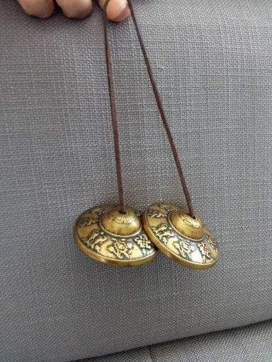 Zdjęcie oferty: Cymbałki Tingsha talerzowe dzwonki tybetańskie 