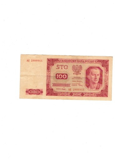 Zdjęcie oferty: 100 ZŁOTYCH 1948 SER.AZ