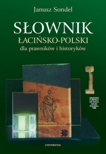 Zdjęcie oferty: Słownik łacińsko-polski Janusz Sondel