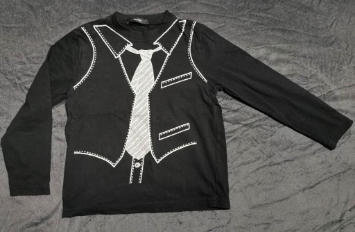 Zdjęcie oferty: Elegancka bluzeczka 110/116 krawat chłopiec 